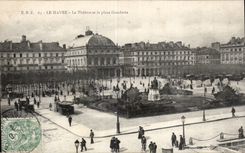 Le Havre - Le Theatre - Place Gambetta - CPA 