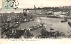 Dieppe - La Tamise - L Avant Port Bateau - CPA 
