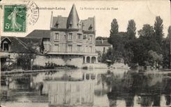 Moret sur Loing - La Riviere en aval du Pont - CPA 