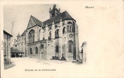 Moret sur Loing - Abside de a Cathedrale - CPA 