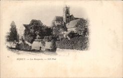 Moret sur Loing - Les Remparts - CPA 