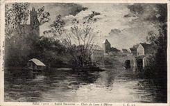 Moret - Clair de Lune a Moret - Salon 1902 - - CPA 