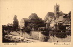 Moret - L Eglise et les Remparts - CPA 