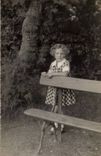 Real photo Child girl Montereau 1931 Suzanne Violot