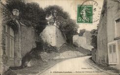 Landon castle - Ruins of Abbey St Severin - CPA