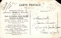 Maisons Laffitte - Le Chateau - Grand Escalier - CPA