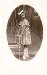 Fantaisie - Enfants - young girl with large bow in hair CARTE PHOTO -