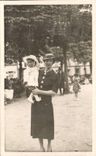 Fantaisie - Enfants - Mother and baby in sweet bonnet CARTE PHOTO 