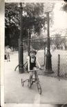 Fantaisie - Enfants - girl and her bike Velo CARTE PHOTO 