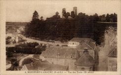 CPA Montfort l Amaury Vue des tours