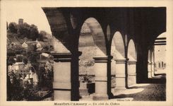 CPA Montfort l Amaury Un coin du cloitre 
