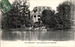 CPA Le Vesinet Lac superieur la cascade