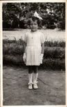 CARTE PHOTO Folklore Costume Enfant Communiante