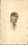 CARTE PHOTO Folklore Costume Jeune fille 