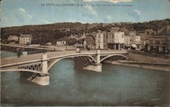 CPA Ferte under Jouarre the bridge and Entering of the suburb