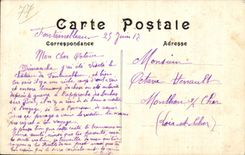 CPA Palais de Fontainebleau Fac simile de l acte d abdication de Napolein 1er