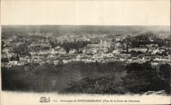 CPA Panorama de Fontainebleau (vue de la croix du calvaire)