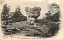 CPA Foret de Fontainebleau Sphinx des druides (Franchard)