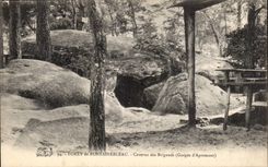 CPA Foret de Fontainebleau Caverne des brigands (cavaliere des brigands Gorges d Apremont)
