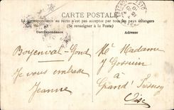 CPA Rochefort sur Yvelines Une statue dans le parc