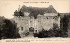 CPA Rochefort sur Yvelines le chateau Entree au Midi