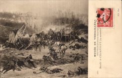 CPA Musee of Versailles Neuville Battles of Champigny Militaria