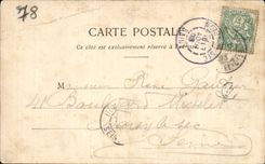 CPA Environs de St Arnoult Chateau de l Aleu Vue du parc