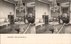 CPA Versailles Trianon Salon de Napoleon 1er