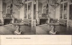 CPA Versailles Trianon Salon de la reine d Angleterre