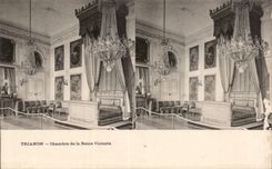 CPA Versailles Trianon Chambre de la reine Victoria