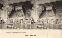CPA Versailles Trianon Chambre de Louis Philippe