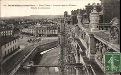 El santo GermAn de CPA en el martillo de Laye pone el panorama de Thiers tomado del castillo