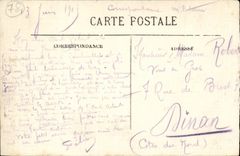 CPA Rambouillet the sphinx and the castle