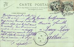 CPA Rambouillet the park the castle taken of the canals