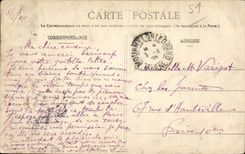 CPA Camp de Chalons Montage des tentes