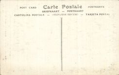 CPA Militaria the war with the barbarians Flag of the 132 eme regiment German infantry Low Alsace Saint Blaise