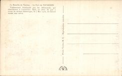 CPA Militaria Battles of Verdun Fort of Tavannes