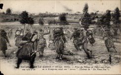 CPA Militaria Battles of the Marne Taken of the village of Villers to the Winds