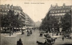 CPA Paris Avenue of Opera