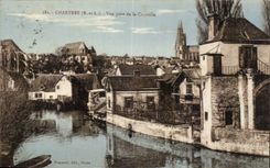 CPA Chartres Vue prise de la Courtille
