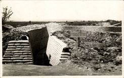 Distinct CPA Militaria German lines April 1917