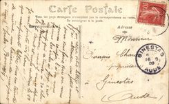 CPA Militaria Camp of the valdahon Kitchens canteens Regiment infantry