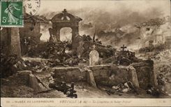 CPA Militaria Musee du Luxembourg Neuville le cimetiere de Saint Privat