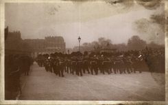 CPA Militaria Funeral of the Marshal Foch March 26th 1929 Music of Coldstream Guards Paris