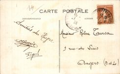 Dieuville - the Flowered Beach - CPA