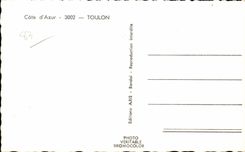 Toulon - Souvenir Warship - CPSM