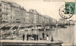 Toulon - View of the Port - CPA