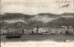 Toulon - View of the Old Wet dock - CPA