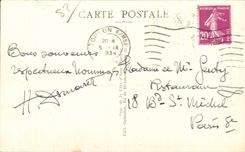 Toulon - the Cross-section of the Port - CPA