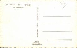 Toulon - View - CPA